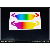 彩貼藝匠 GTR 125【彩虹／彩鈦儀表板】買一送一 保護膜 儀表板貼 機車螢幕貼