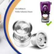 兼容caffitaly膠囊咖啡機 濃縮 不銹鋼咖啡膠囊殼 caffitaly S21 S22