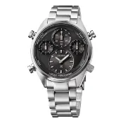 大高雄鐘錶城 seiko SK037 Prospex 8A50-00A0D(SFJ003P1) 1/100秒太陽能計時時尚潮流男士腕錶 黑色面 42mm｜樂天領券現折★全館特惠中★指定刷卡回饋10%