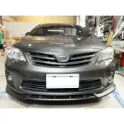 現貨 豐田 10代 10.5代 ALTIS 競速版 消光黑 前下巴 前鏟 前定風翼 前擾流板 下擾流板 保險桿 改裝下巴
