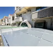 大台南地區 客製化報價 採光罩PC版更換鋁塑板PC板反射板 使用3mm細綠顆粒 GM中性silicon 牆壁裂縫矽膠補強