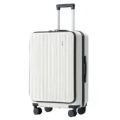 【PChome 24h購物】【全新福利品 24吋】 前開三代PC加大防爆拉鍊硬殼箱/行李箱(3色任選) R99N