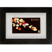 開運陶源 雅鑑鑫品 【小彩金系列-事事如意】 純金金箔畫 50 x 36cm