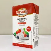 (店+)【PRESIDENT 總統牌】👉冷藏出貨 PRESIDENT 總統 動物性鮮奶油 35.1% 1L 總統牌 奶油 鮮奶油