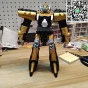 【】萬代獸電戰隊強龍者 DX雷翼電王 翼龍 追加機體 聲效正常，缺了鳥頭面盔，右手有點鬆。翼龍電池沒了，配個韓版