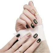 【Paula’s Nail 寶拉美甲】璀璨翡翠 凝膠指甲貼片(指甲貼片 光療甲片 美甲貼片)