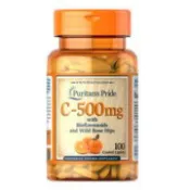 全面免運 Puritan's Pride 維他命C-500 添加玫瑰果 Vitamin C-500 100顆