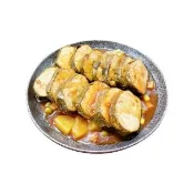 【樂活e棧】素食家常菜 吉祥糖醋魚600gx1盒-蛋素(調理包 拜拜 年菜 中元 清明 蔬食)