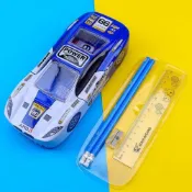 (店+)【Easygoo 輕鬆】汽車文具鐵筆盒｜上學必備 鉛筆盒 兒童禮物【輕鬆購五金百貨】