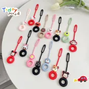 日韓卡通 AirTag 保護套 鑰匙圈 airtag 項圈 蘋果 定位追蹤器 追蹤器 保護殼 防摔 適用 AirTag