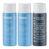 【HOTAI購】【PAULA'S CHOICE 寶拉珍選】抗老化2%水楊酸緊緻毛孔精露 30ml*2+2%水楊酸精華液 30ml 公司貨 贈品牌小樣