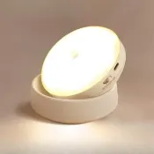 旋轉360度人體磁吸感應燈(智能LED燈 床頭燈 走廊燈 觸摸壁燈 小夜燈 衣櫃燈 照明燈 花園燈 露營燈)