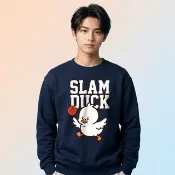 【秋冬新品】SLAM DUCK 中性 純棉大學T PS031