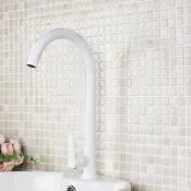 (店+)【M.SHOP】3D水晶壁貼 廚房防油貼 水藍磁磚貼 廚房防油貼 馬賽克 浴室壁貼 防水壁貼 浴室防水