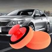 【威力鯨車神】專業級汽車打蠟海綿手推盤六件組 洗車打蠟海綿 家具打蠟(上蠟綿 洗車海綿 拋光綿 鍍膜海綿)