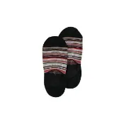 【Paul Smith】經典多色條紋棉質混紡船型襪(黑)