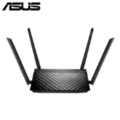 【HOTAI購】【ASUS華碩】RT-AC1500G+ 雙頻無線分享器/AC1500/5dbi四天線/MU-mimo/4*Gigabit埠/支援MOD/三年保固