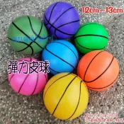 紅豆批發百貨/8cm~25cm多種尺寸籃球款彈力球皮球律動球/娃娃機彈跳球卡通圖案可愛軟皮球/塑膠軟球/彈跳球氣球打氣筒