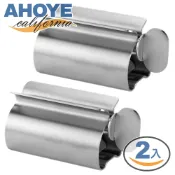 【蝦皮直營】AHOYE 不鏽鋼擠牙膏器 2入組 牙膏夾 牙膏擠壓器 牙膏架 牙刷架