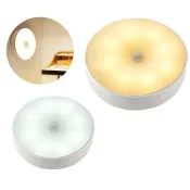 (店+)【咪咪購物】人體感應小夜燈｜一入(led感應燈 磁吸感應燈 自動感應燈 插電感應燈 感應 夜燈 床頭燈 照明燈 小夜燈 充電燈 車庫燈 磁吸燈)