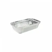 佰勳烘焙包裝材料 【440】125入鋁箔容器 錫箔 焗烤盒 外帶餐盒 方形鋁箔鋁 440mL 長方盒 免洗碗 導熱快速 錫紙盒 麵包烤模 一次性外帶盒 外帶碗 燒烤串燒用【APP滿額下單10%點數(單一帳號最高1000點)】9/30止