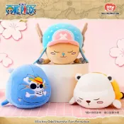 💕臺現免運💕航海王可愛動物系列趴姿毛絨抱枕公仔 喬巴貝波鯨魚拉布 柔軟趴趴枕 動漫周邊擺件禮物