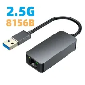 風鈴草百貨 2.5g網卡USB3.0高速有線網卡 2500M電競辦公千兆網卡即插即用