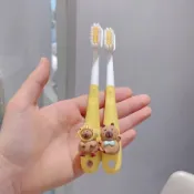 💖【臺灣-出貨】💖【養成好習慣】卡皮巴拉兒童卡通牙刷3-12歲寶寶小孩換牙乳牙訓練軟毛清潔 OPE8