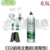 『水族爬蟲家』伊士達 ISTA 0.5L CO2 鋁瓶 全套組 進階型 I-674 水草缸 系統 鋼瓶 氣閥