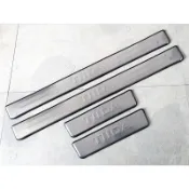 🔥台灣熱賣🔥NISSAN 日產 TIIDA (06-12年) 專用 不銹鋼 迎賓踏板 白金踏板 後保桿 尾門 防刮