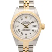 【DOKODEMO】【二手】勞力士ROLEX腕錶 Datejust W 序號 69173 WH/RO K18（黃金）不鏽鋼 Datejust W 序號女二手 A