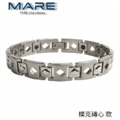 § 全館5.5-7折 § 【Mare】㊣316L白鋼手鍊：樸克磚心 款【售後服務&保固12個月】