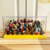 悠樂館 小人偶收納盒透明壓克力防塵罩樂高人仔展示盒架櫃階梯式拼裝積木