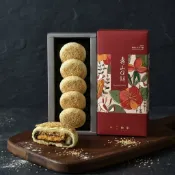 【不二緻果-高雄不二家】5入壽山Q餅禮盒