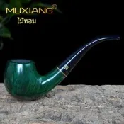 【可開統編】木香進口石楠木煙鬥男士手工蘋果彎鬥實木傳統老式過濾專用具配件