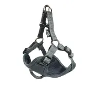 【ELITE PET】URBAN HARNESS 簡易型包覆式胸背帶 M(簡單穿脫-銀灰)