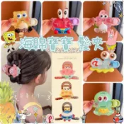 💕芬蒂手作～ 海綿寶寶 派大星 立體可愛髮夾 海綿寶寶髮夾 瀏海夾 側邊夾 髮夾 抓夾 髮圈 髮飾