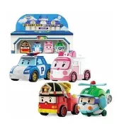 【POLI 波力】ROI迷你模型車-救援小隊4入組