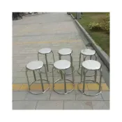(店+)不銹鋼圓凳(高46CM)(可堆疊收納) 椅凳 圓凳 凳子 活動椅