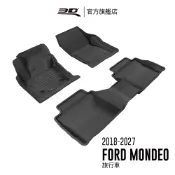 【3D Mats】卡固立體汽車踏墊適用於  FORD Mondeo 2018~2027 旅行車(限定汽油版)
