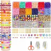 2755pcs Clay Bead Letter Bead Fruit Spacer Bead Colorful DIY