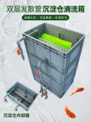 上新  定制DIY魚池魚缸周轉箱外置沉澱倉帶發散管上過濾水循環系統整套  janes19810422
