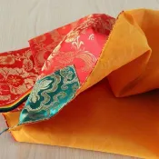 桌巾 桌巾布 神桌布 拜拜桌布 佛堂供布 宴王用品 貢布 喜慶貝包經布 經書包雙層 紅色吉祥結婚經布長70寬70釐米