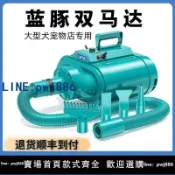 便宜有好貨 【物美價廉】藍豚雙馬達寵物吹水機貓狗大功率靜音吹烘干機大中小型犬吹毛神器