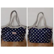 Cath Kidston 英國品牌 正版 防水亮面塑料 有倉庫折舊 手提 肩背包 左右袋可放水壺雨傘 請看商品敘述