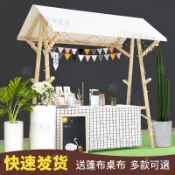 擺攤車 可折疊移動集市攤位展示架 促銷台夜市擺攤架