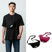 【The North Face】基本款 腰包 素面 小包 輕量 防潑水 繡標 北臉 側背包 TNF 背包(1631)