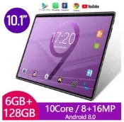 送皮套 10吋平板電腦 IPS高清屏8G+12GB 八核WiFi安卓平板 玩具禮物交繁 體中文輸入 上網本 二手九五成新