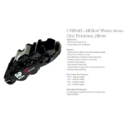 【頂尖】AP RACING 8540 8530/8560 大四活塞卡鉗+355/380全浮動碟盤+煞車皮煞車油+金屬油管