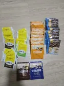 天仁烏龍茶17包天香片茶8包伯朗3合1焦糖瑪奇朵10包藍山咖啡8包曼特寧1包伯朗藍山1包